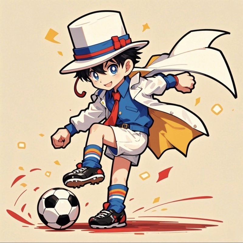 Ảnh anime bóng đá mang nét cool ngầu sức sống