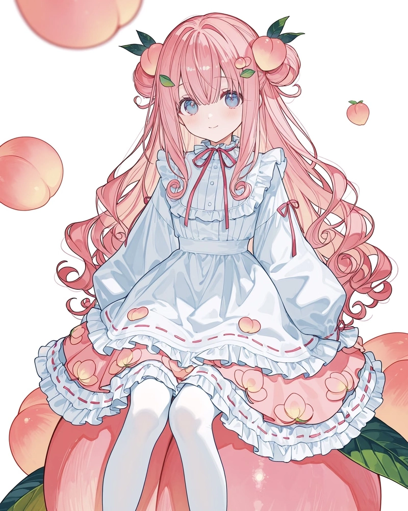 Ảnh anime màu hồng tạo không khí dễ thương đầy mộng ảo