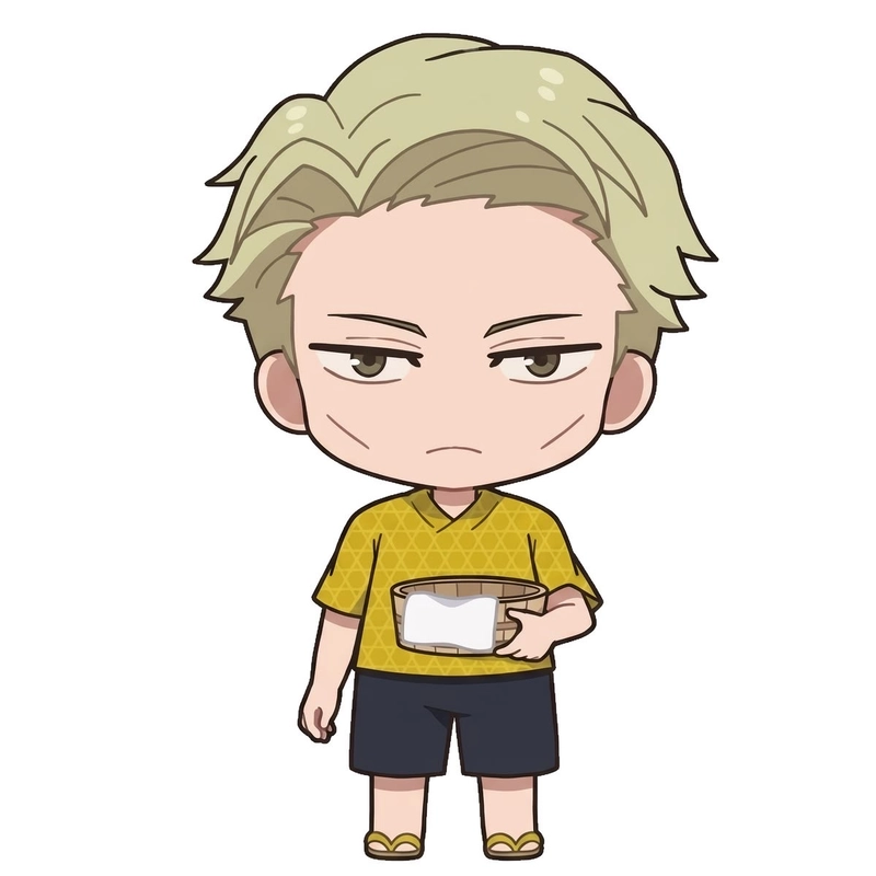 Ảnh anime nam chibi ánh mắt nhẹ nhàng rất tự nhiên