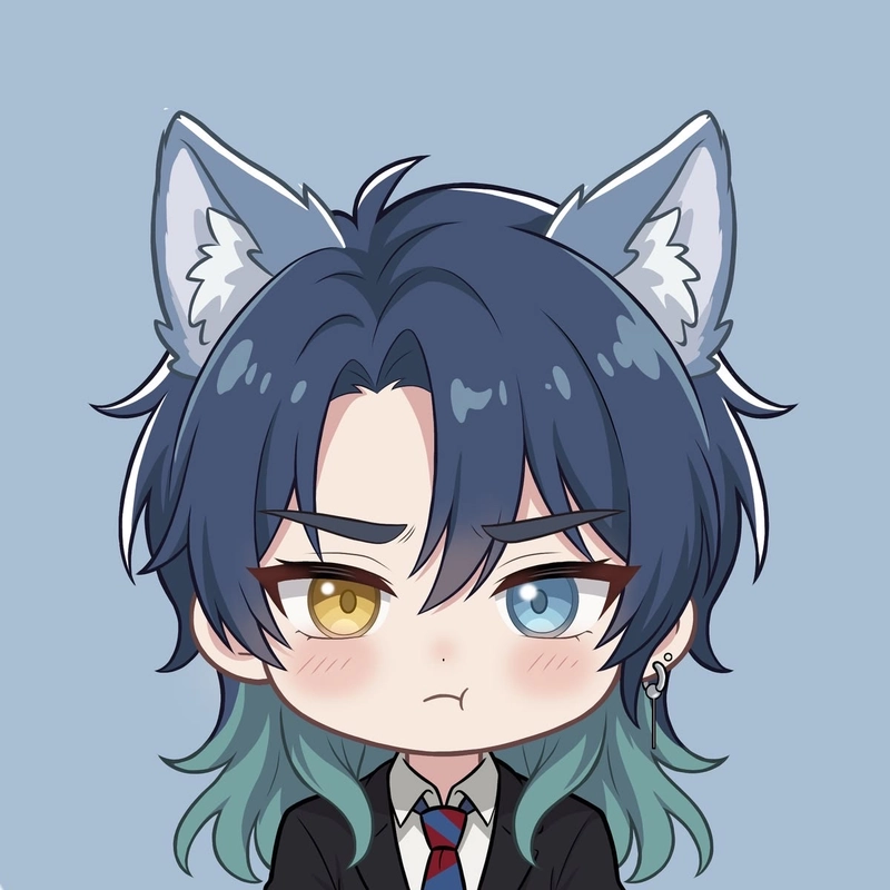 Ảnh anime nam chibi mang cảm giác thư thái rất tự nhiên