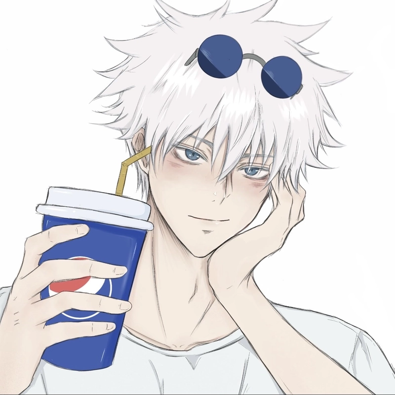 Ảnh avatar anime nam cùng đôi mắt xanh sáng nổi bật