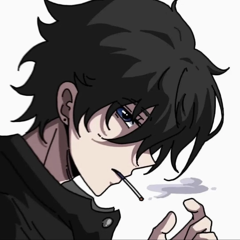 Ảnh avatar anime nam cùng vẻ ngoài điềm tĩnh lạnh giá
