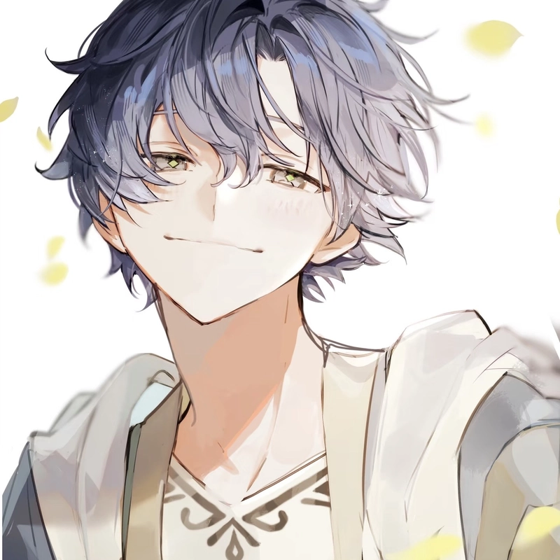 Ảnh avatar anime nam với đôi mắt sáng đầy chiều sâu