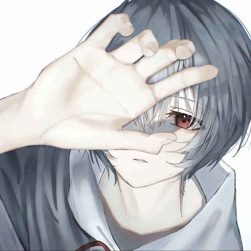 Ảnh avatar anime nam với gương mặt sắc sảo lạnh lùng