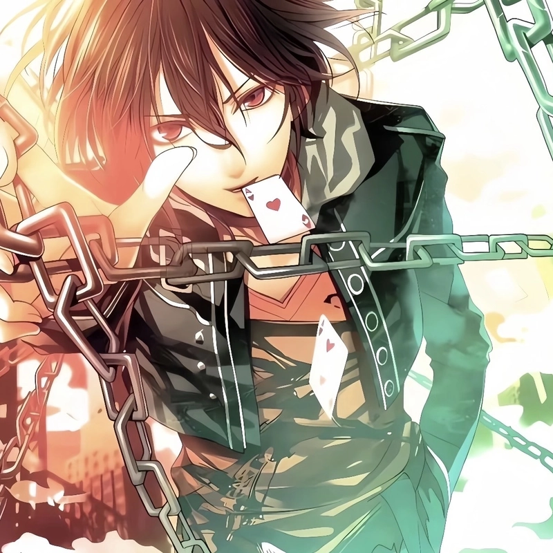Ảnh avatar anime nam với mái tóc đen dài lãng tử
