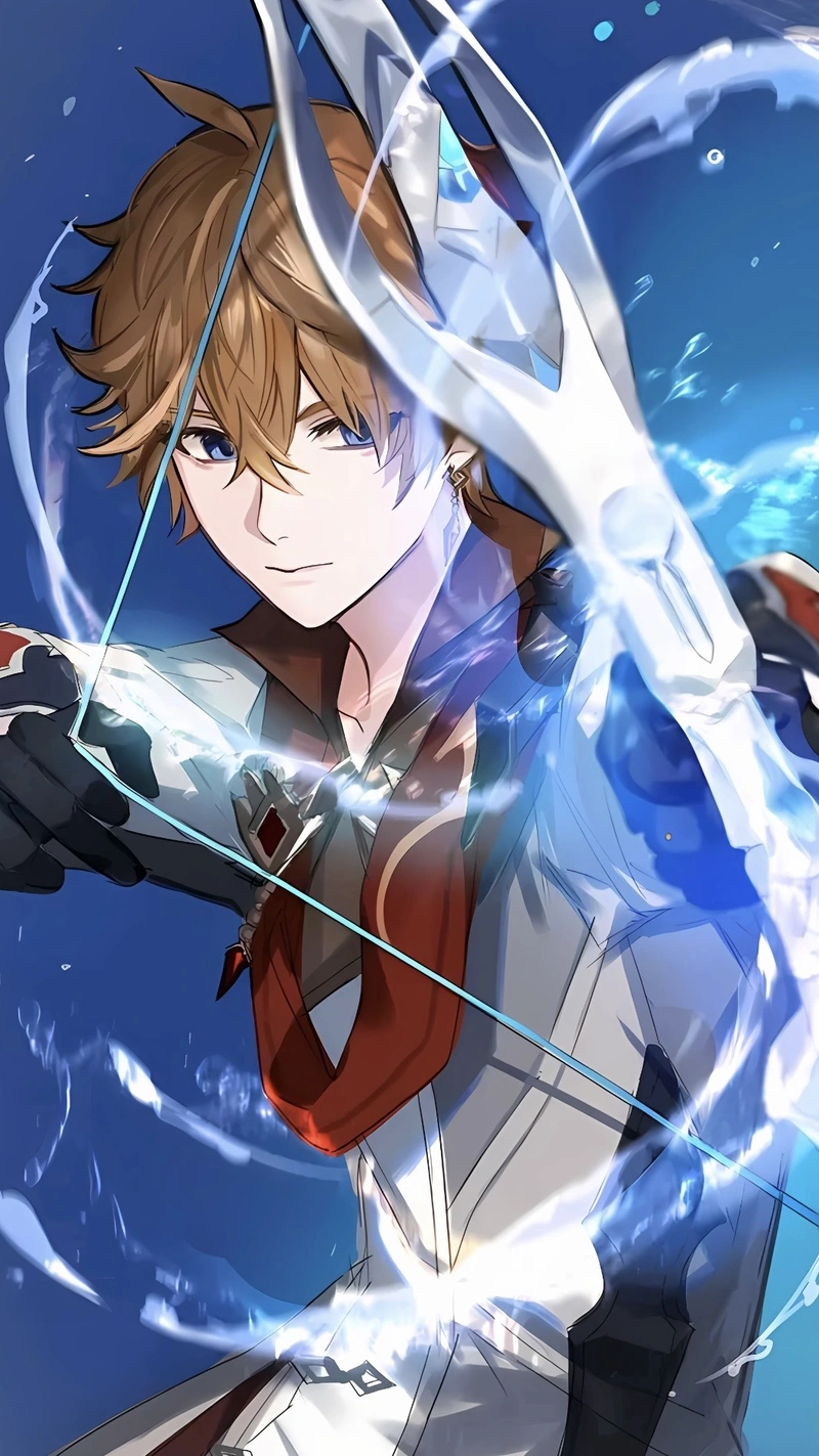 Ảnh nền anime nam cùng đường nét gương mặt hài hòa