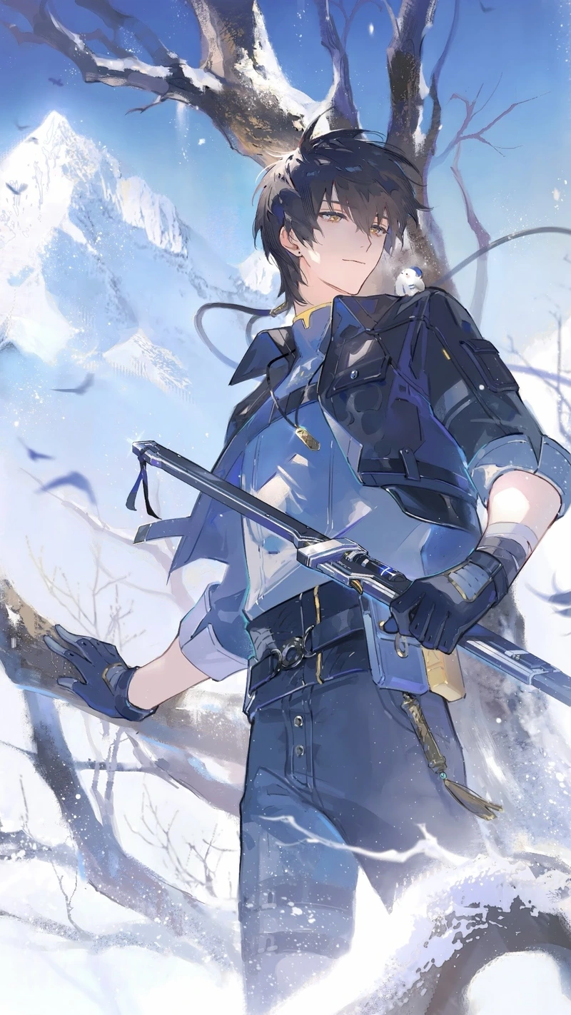 Ảnh nền anime nam mang nét đẹp tự nhiên cực kỳ sáng