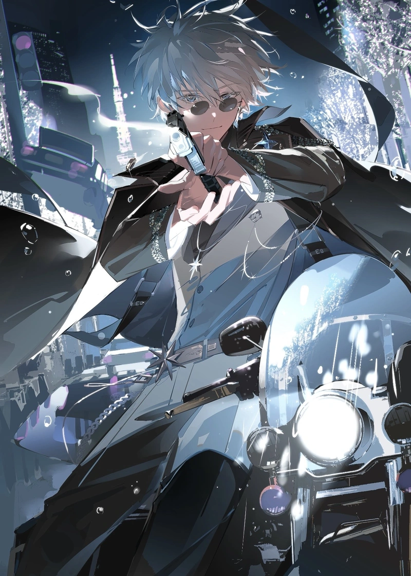 Ảnh nền anime nam với dáng vẻ trẻ tuổi cực kỳ sáng