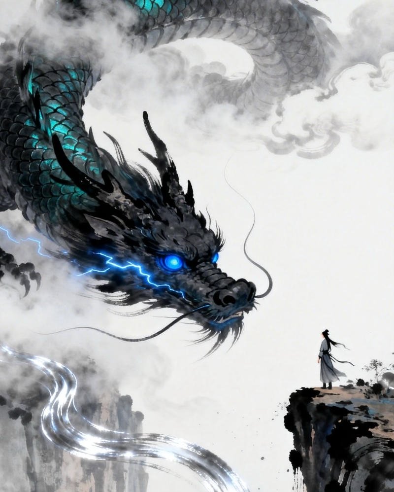Ảnh rồng anime phong cách fantasy cuốn hút