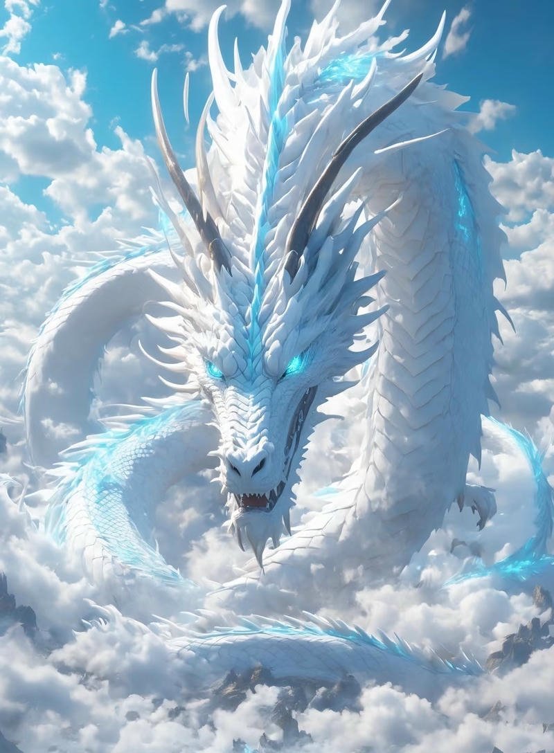 Ảnh rồng anime phong cách fantasy huyền thoại