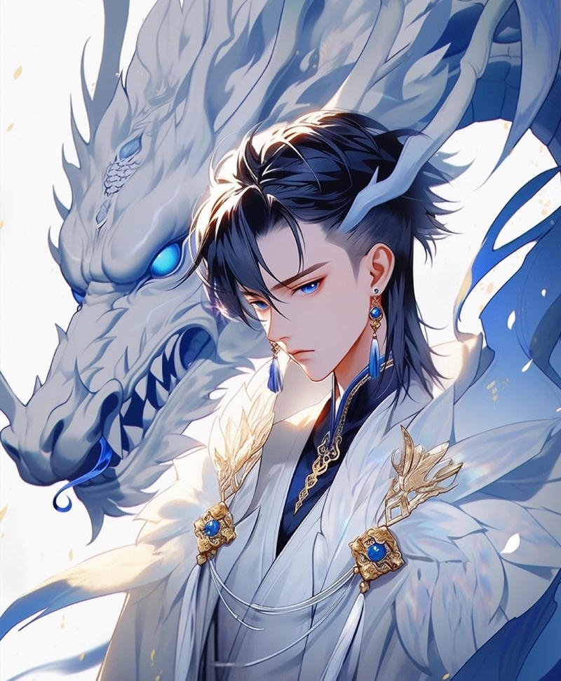 Ảnh rồng anime phong cách hành động hấp dẫn