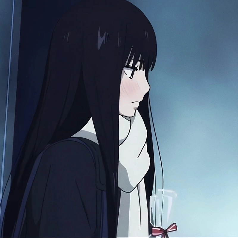 Avatar anime mang nét trầm lặng qua ánh mắt sâu