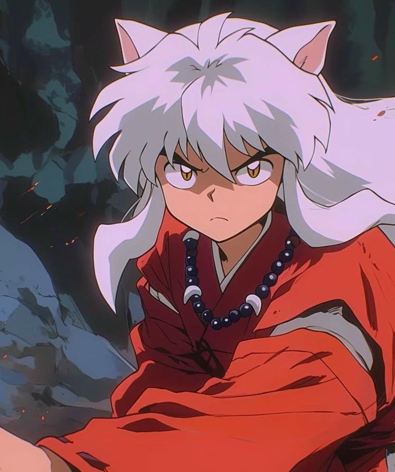 Hình Inuyasha trong khung cảnh rừng