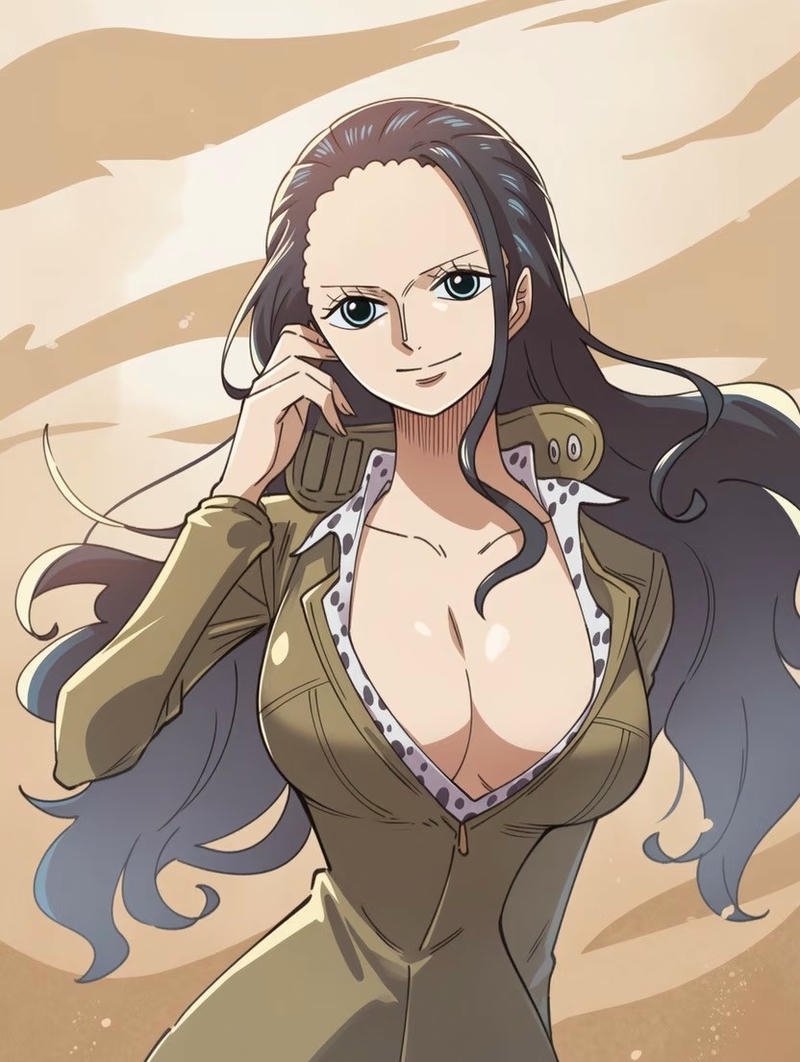 Hình Nico Robin với phong cách nhẹ nhàng tự nhiên