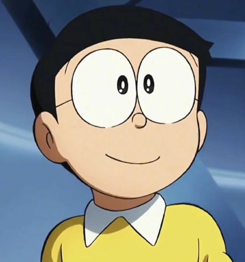 Hình Nobita với ánh mắt trong sáng