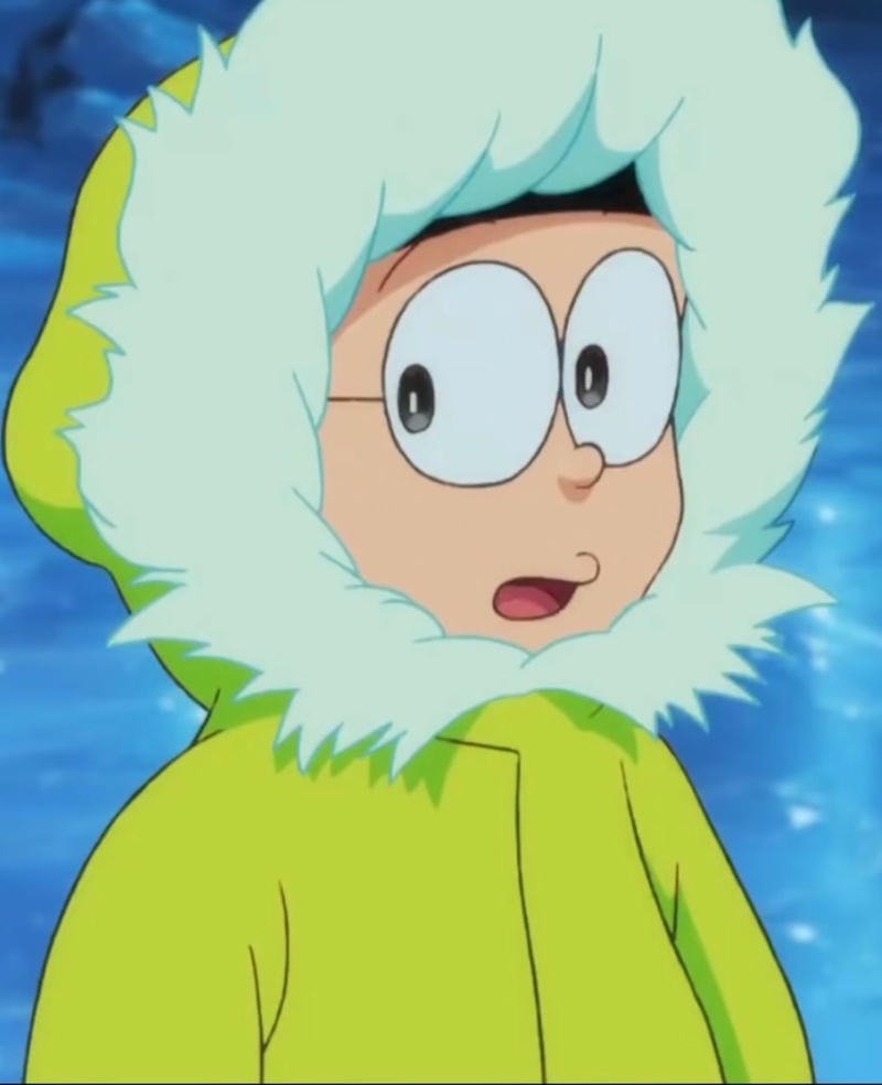 Hình Nobita với biểu cảm ngây thơ