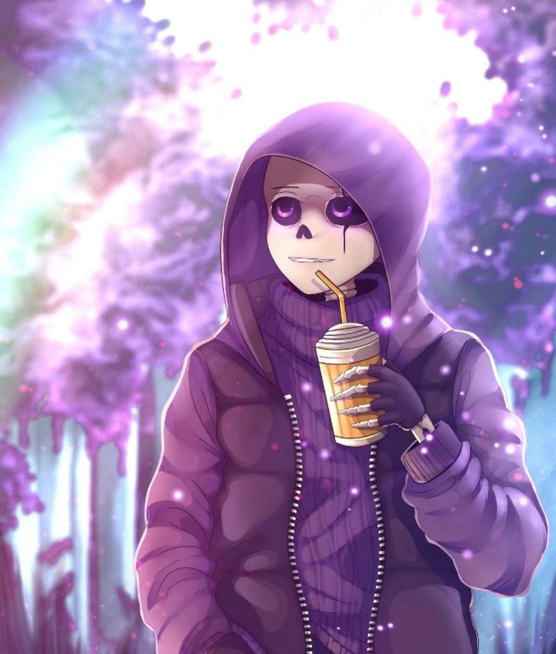 Hình Sans với ánh nhìn xa xăm
