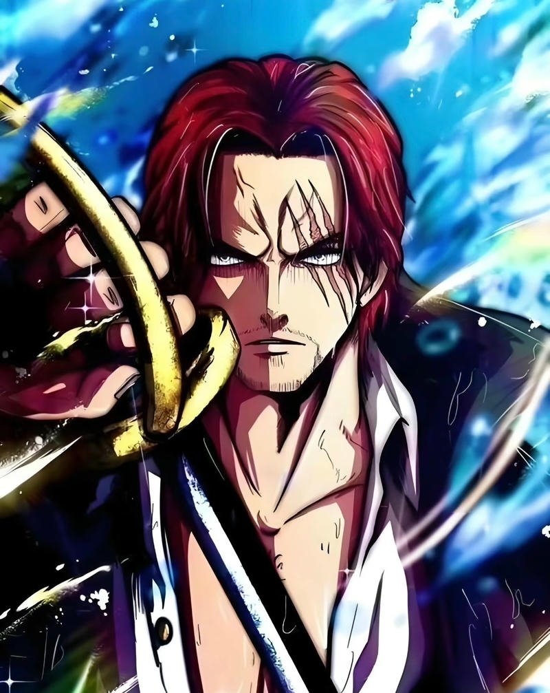Hình Shanks phong cách hải tặc mạnh mẽ