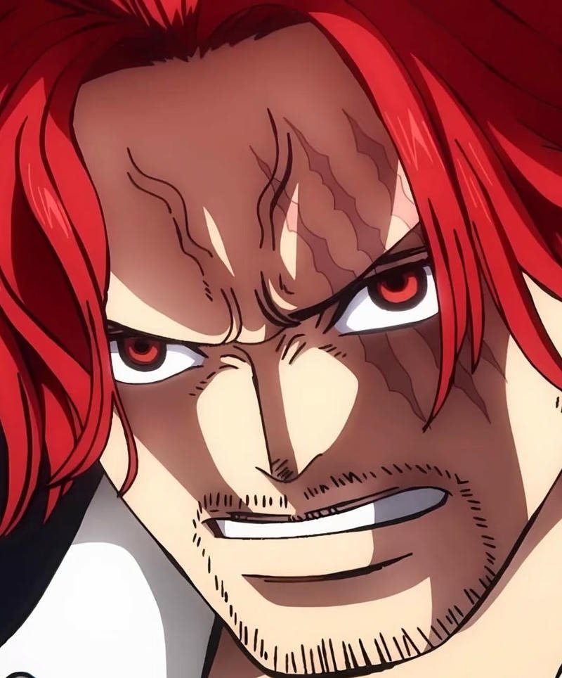 Hình Shanks với phong cách mạnh mẽ