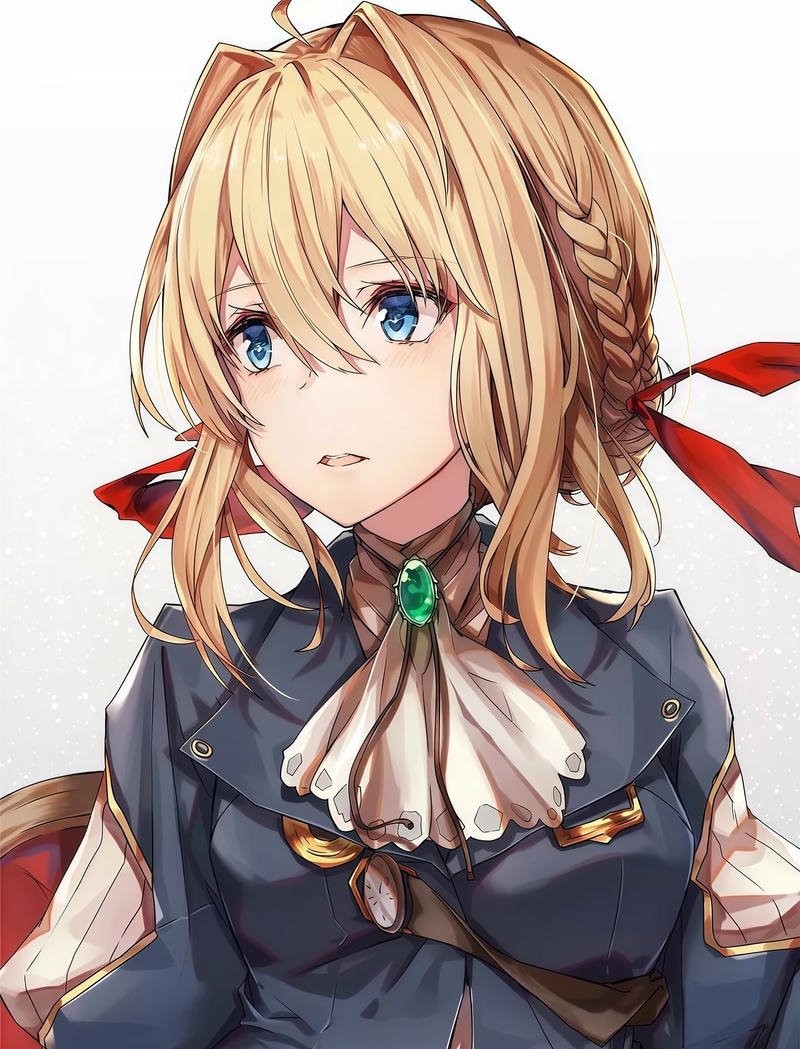 Hình Violet Evergarden phong cách nghệ thuật cuốn hút