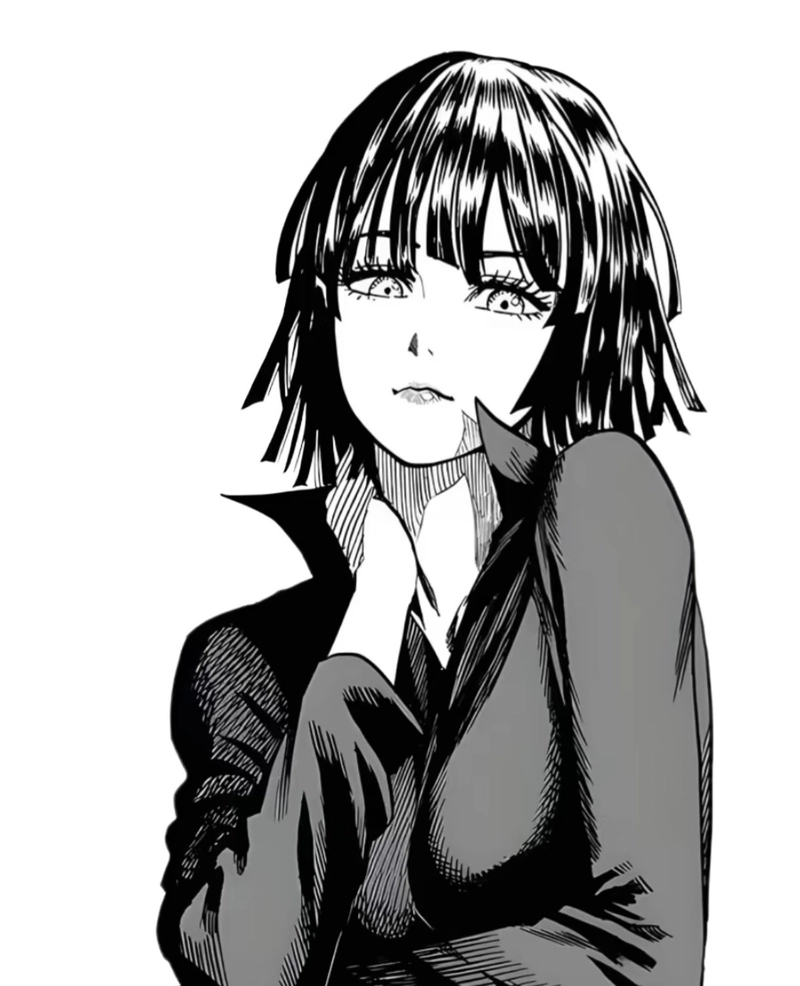 Hình anime không màu vẻ ngoài lạnh lẽo đầy cảm xúc