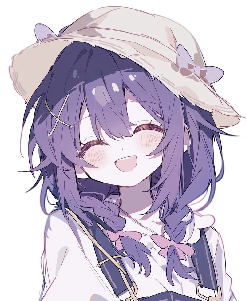 Hình anime màu tím sắc tím đậm tạo chiều sâu cảm xúc