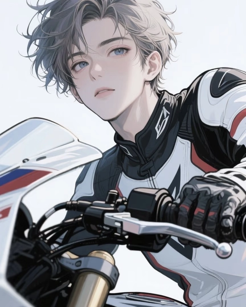 Hình anime nam cùng biểu cảm bình thản đầy nam tính