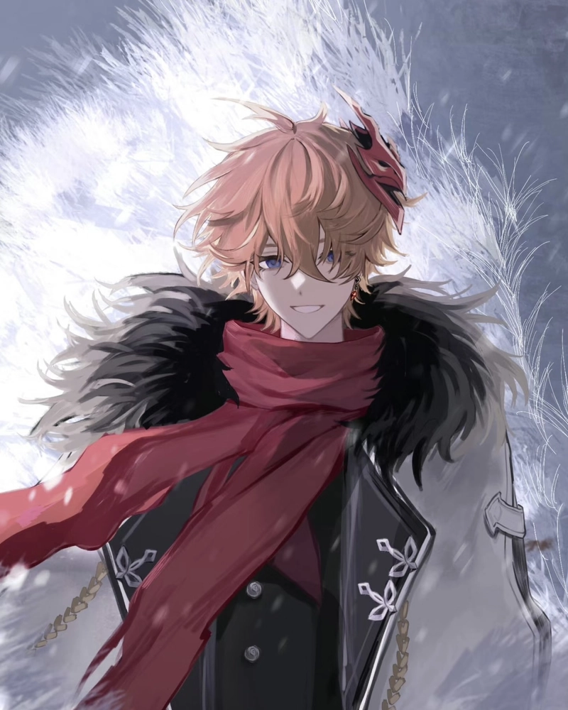 Hình anime nam cùng biểu cảm lạnh giá đầy cá tính