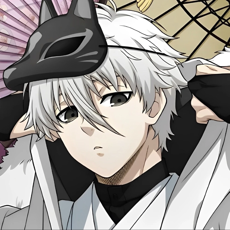 Hình avatar anime nam cùng ánh nhìn sắc lạnh mạnh mẽ