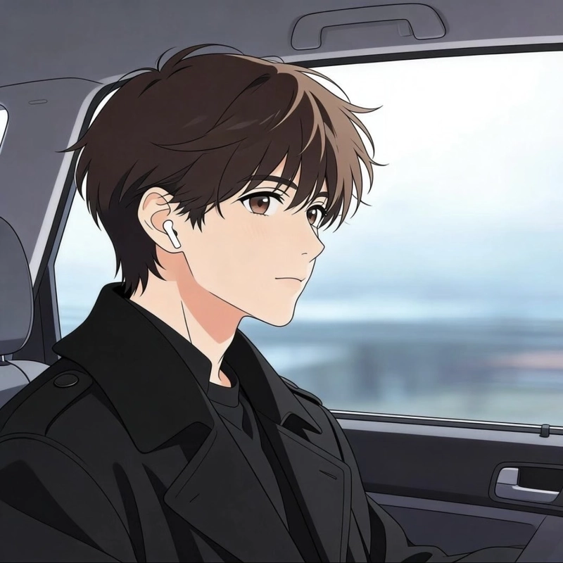 Hình avatar anime nam cùng gương mặt điển trai lạnh nhạt