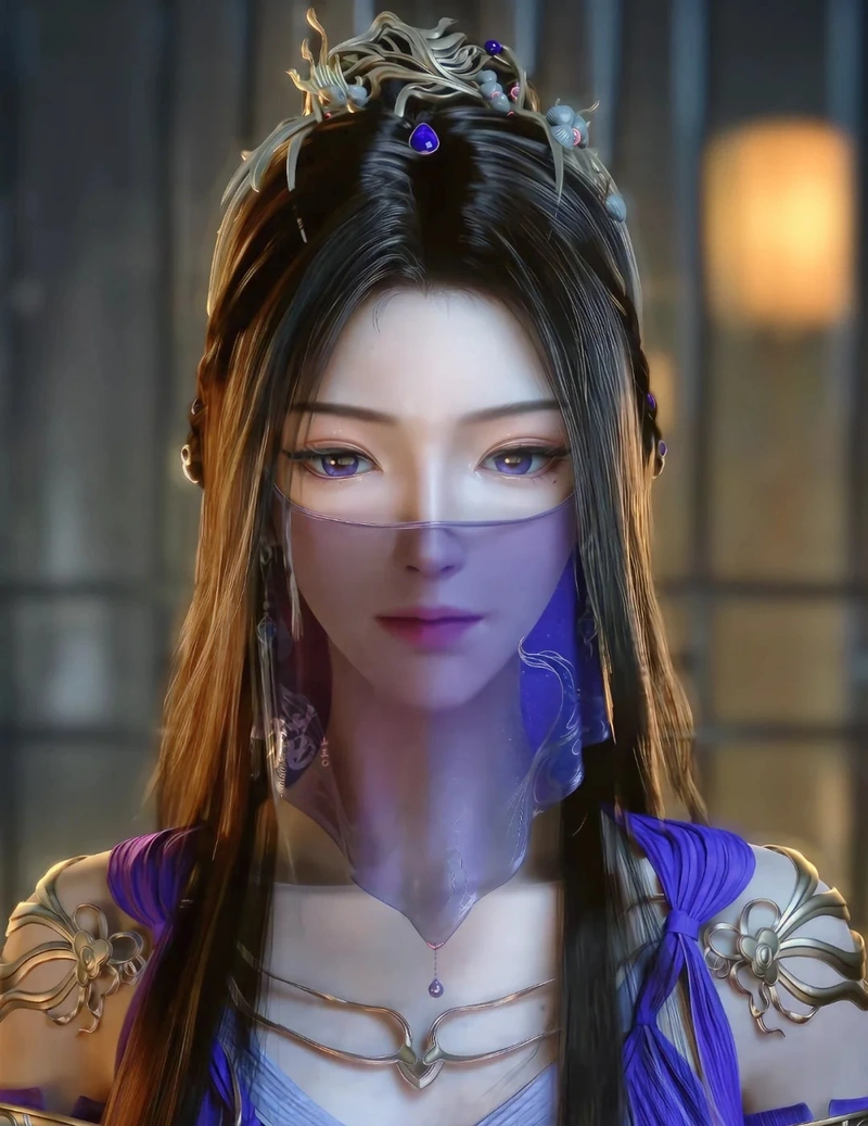 Hình nền anime Tử Linh phong cách tiên hiệp cực sắc nét