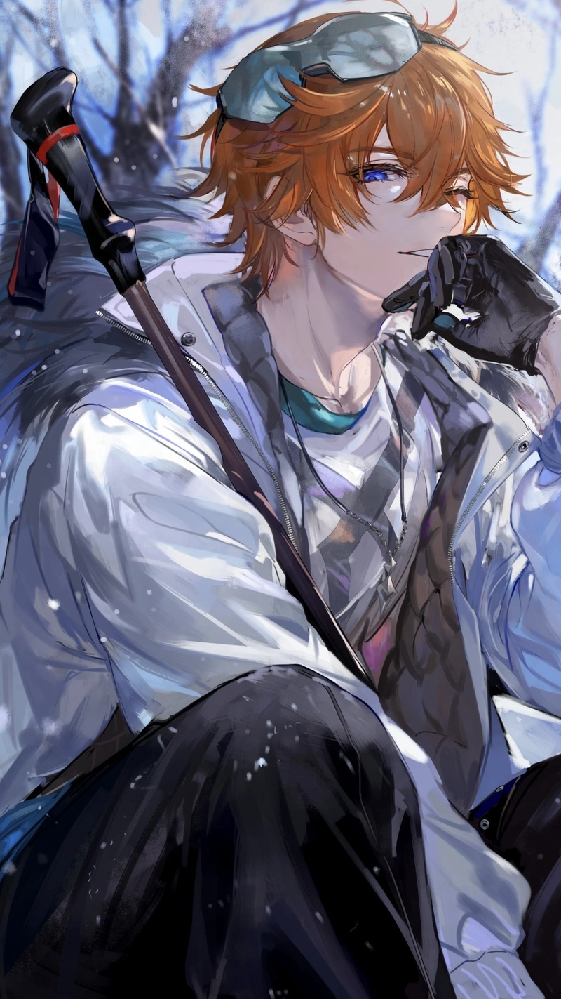 Hình nền anime nam cùng góc nghiêng cực kỳ ấn tượng