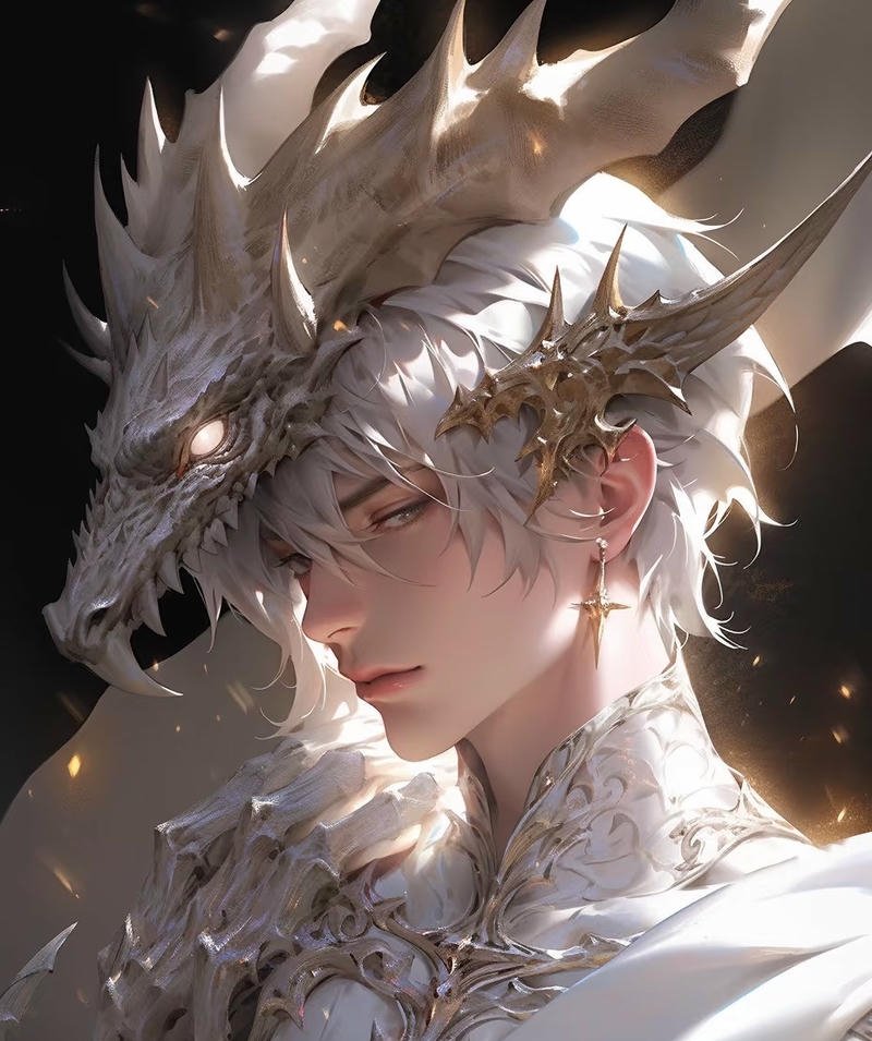 Hình rồng anime phong cách huyền ảo cuốn hút