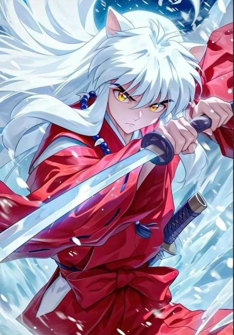 Inuyasha với thanh kiếm Tessaiga đầy uy lực