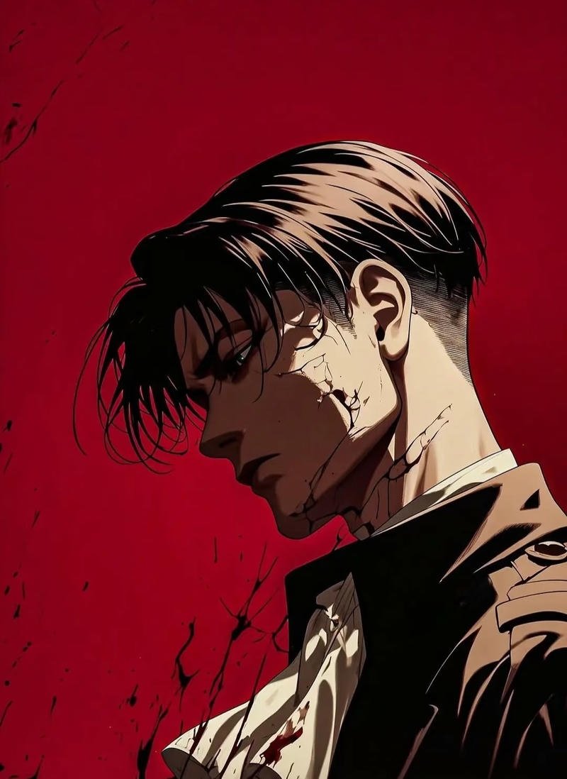 Levi Ackerman trong trạng thái chiến đấu căng thẳng