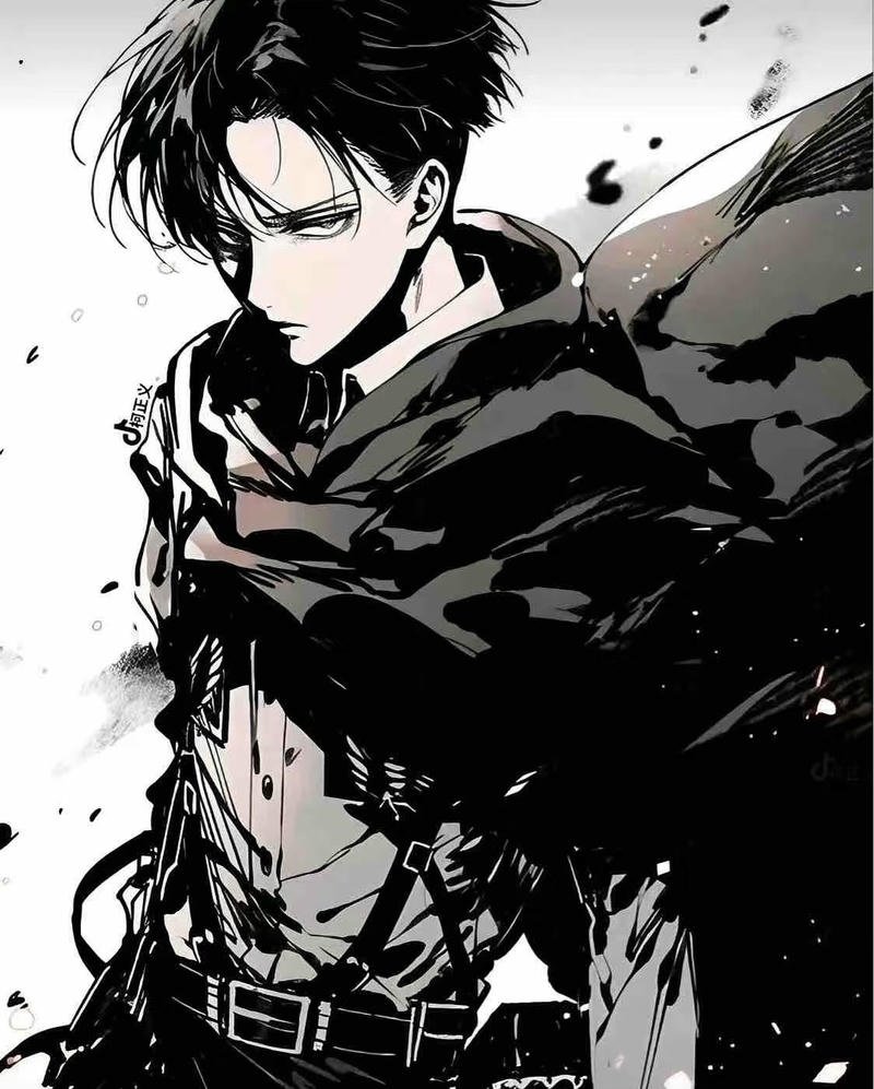 Levi Ackerman với ánh mắt đầy quyết tâm
