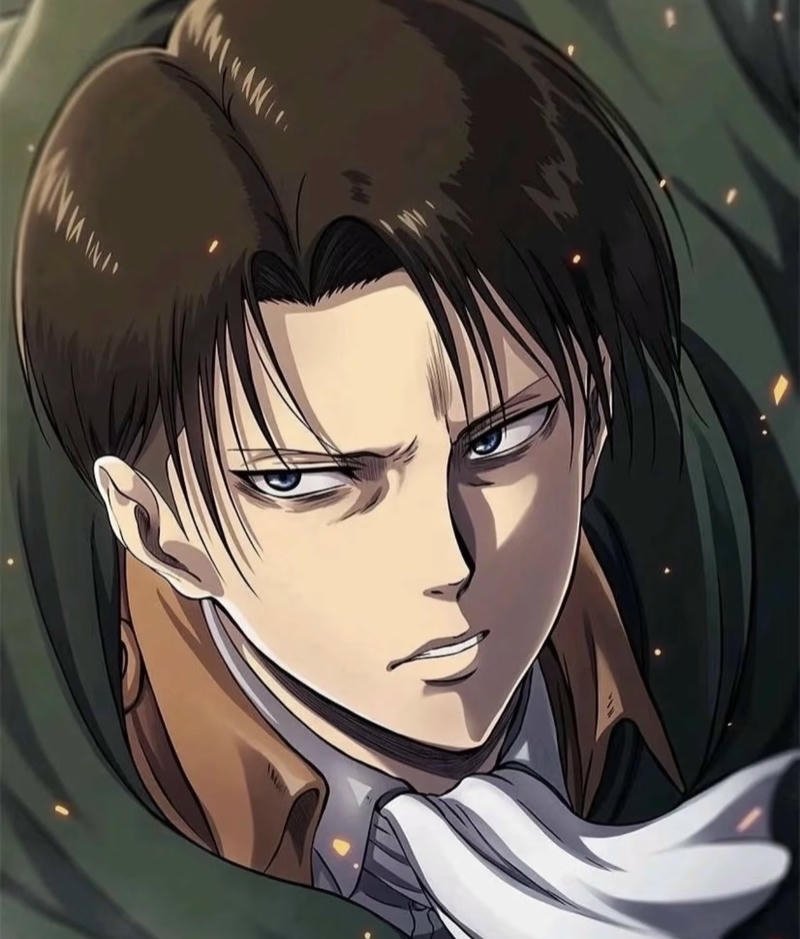 Levi Ackerman với biểu cảm lạnh lùng cuốn hút