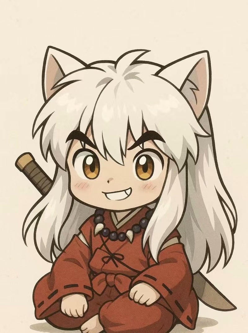 Nhân vật Inuyasha với ánh mắt sắc
