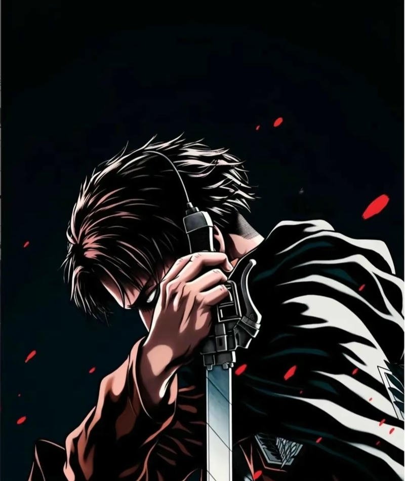 Nhân vật Levi Ackerman với thần thái lạnh