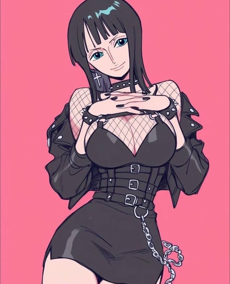 Nhân vật Nico Robin trong không gian lãng mạn