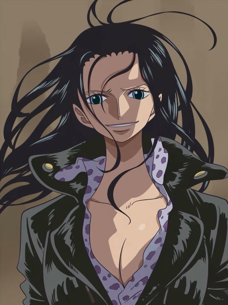 Nhân vật Nico Robin trong khung cảnh ánh sáng