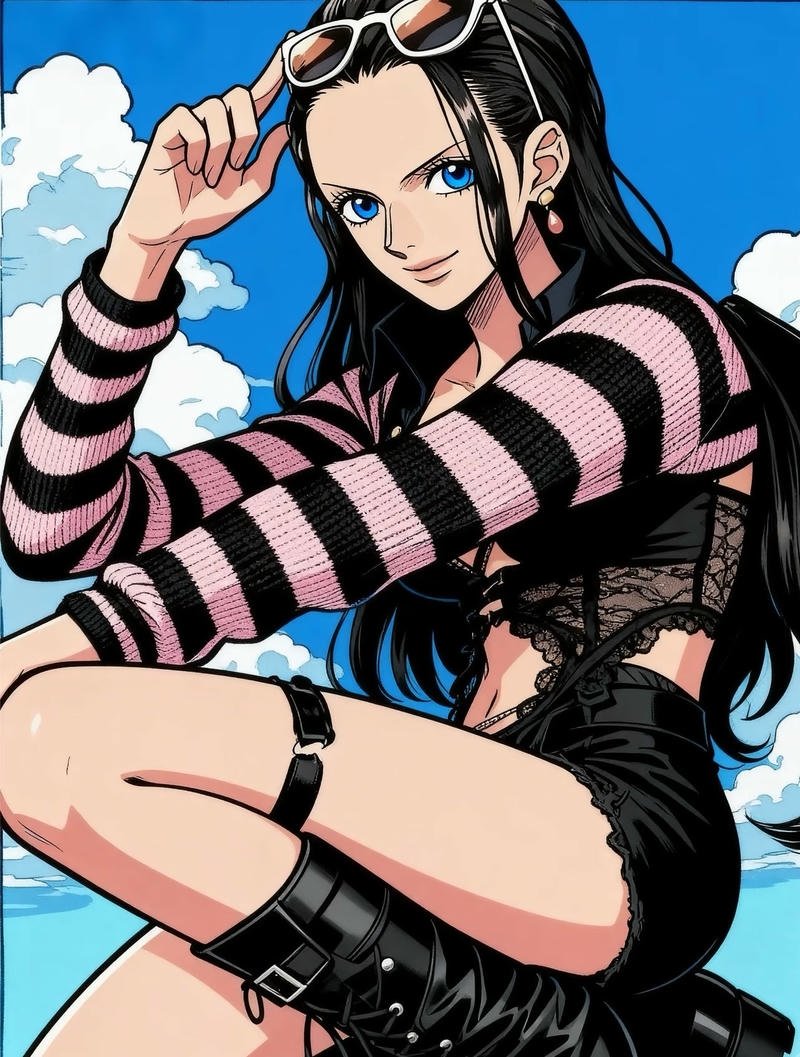 Nhân vật Nico Robin với thần thái tinh tế