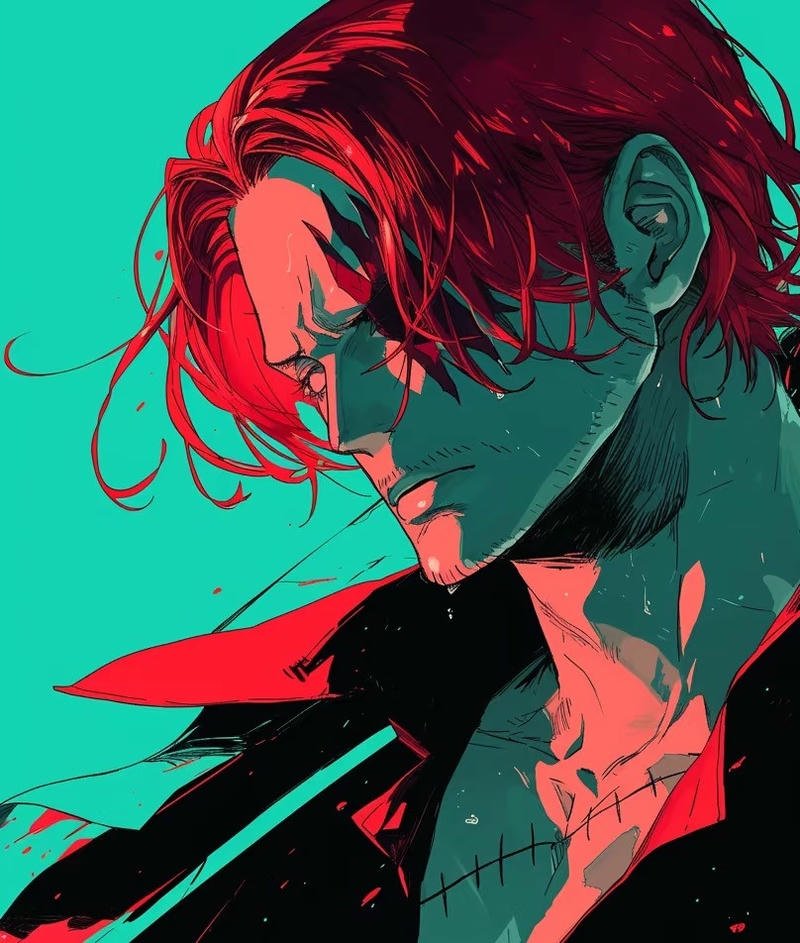 Nhân vật Shanks trong trạng thái chiến đấu