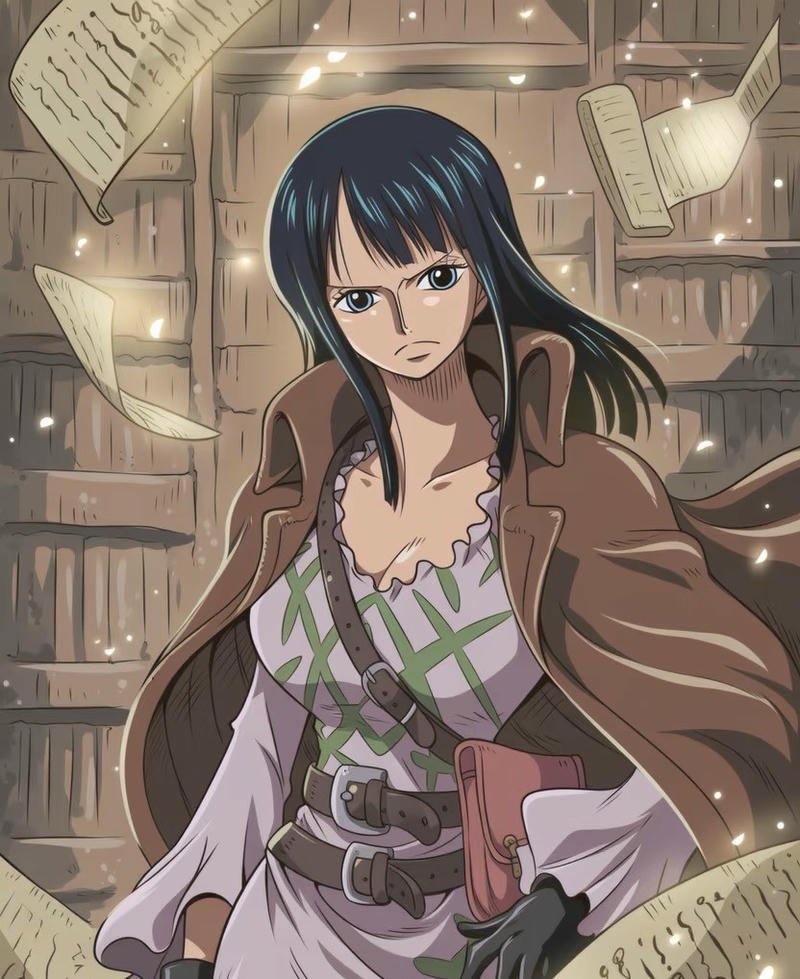 Nico Robin với ánh mắt nhẹ nhàng cuốn hút