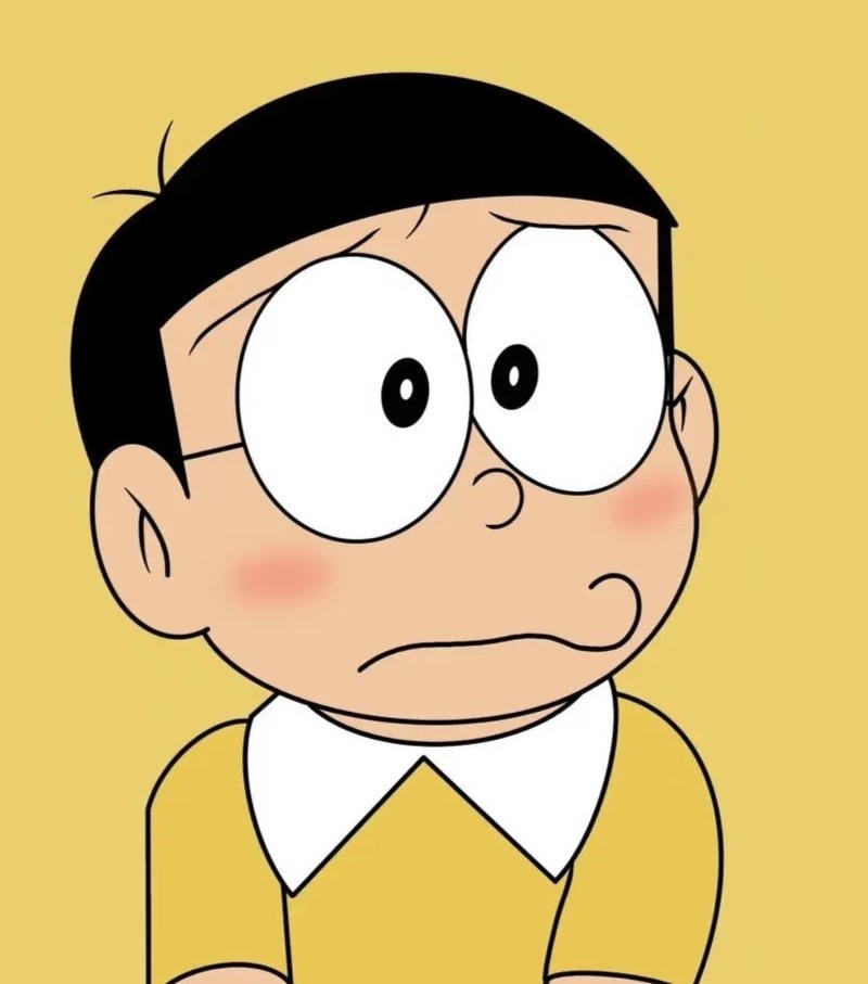 Nobita với ánh mắt buồn nhẹ đầy cảm xúc
