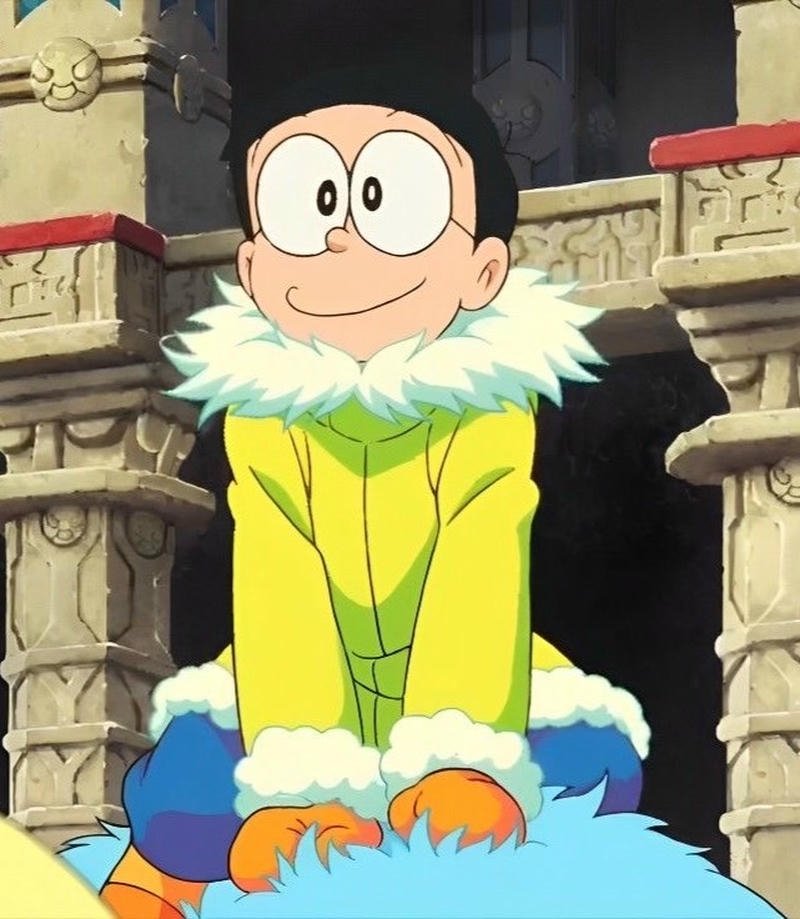 Nobita với ánh mắt đầy cảm xúc