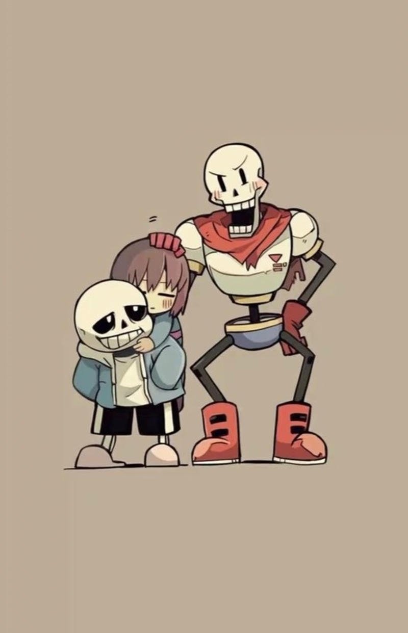 Sans với thần thái bình thản bí ẩn