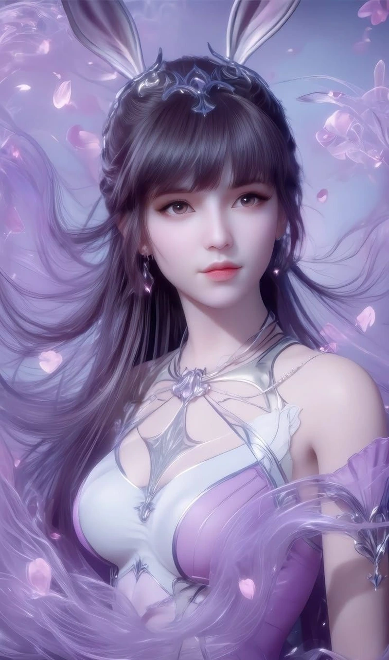 Tiểu Vũ phiên bản fanart với phong cách anime đầy ngọt ngào
