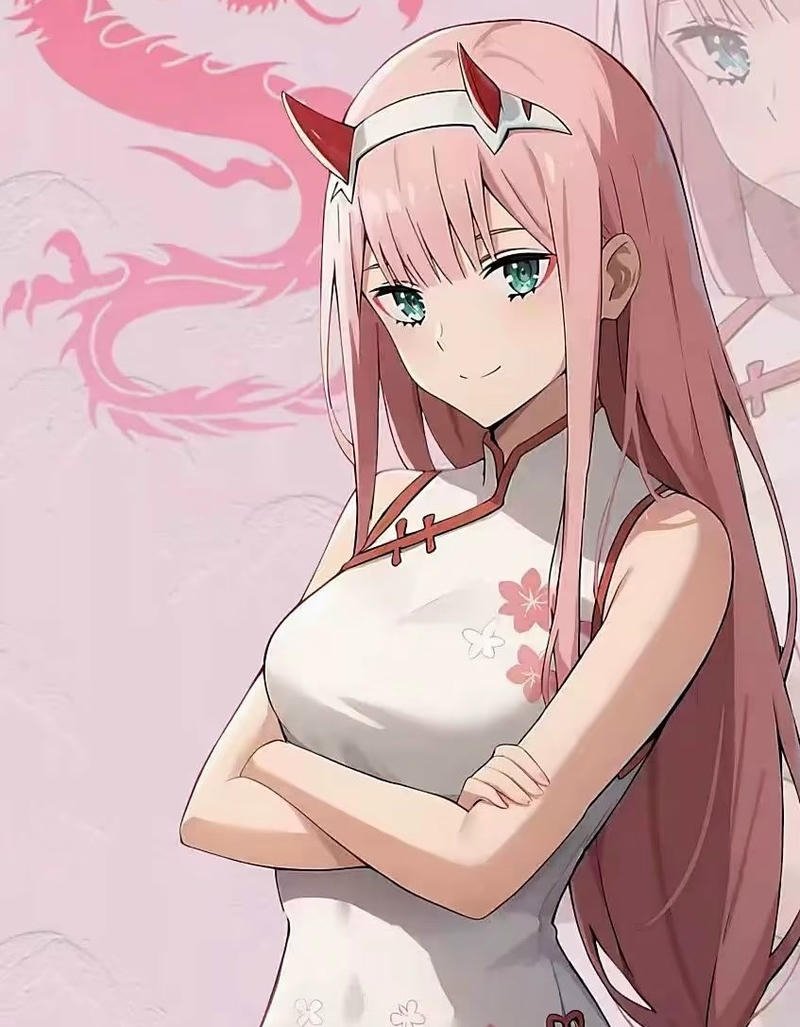 Zero Two với mái tóc dài mềm mại