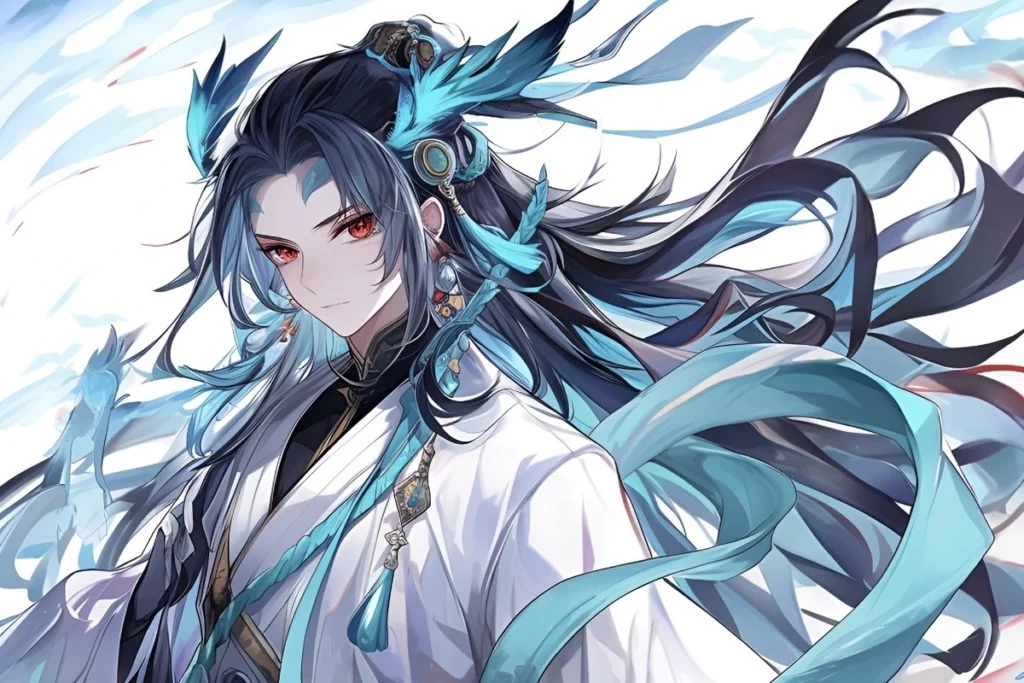 ảnh anime nam cổ trang thumbnail
